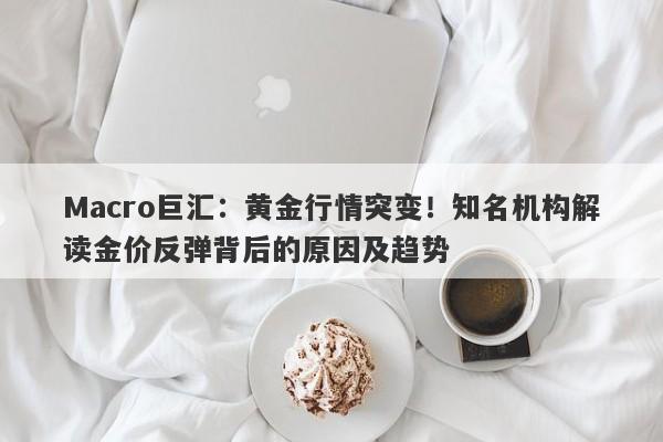 Macro巨汇：黄金行情突变！知名机构解读金价反弹背后的原因及趋势