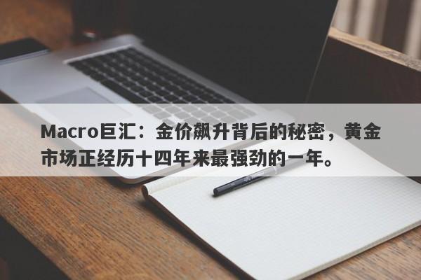 Macro巨汇：金价飙升背后的秘密，黄金市场正经历十四年来最强劲的一年。