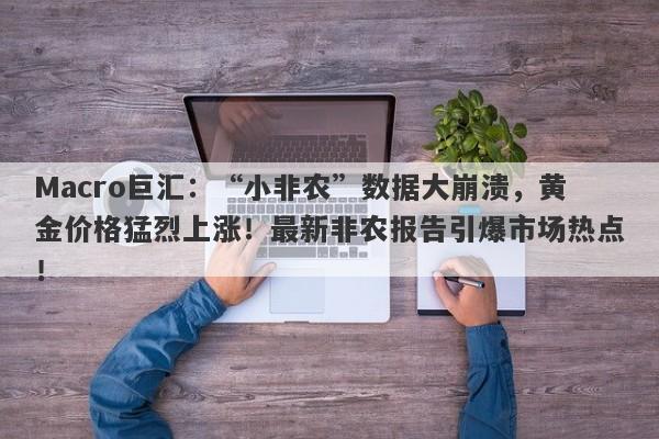 Macro巨汇：“小非农”数据大崩溃，黄金价格猛烈上涨！最新非农报告引爆市场热点！