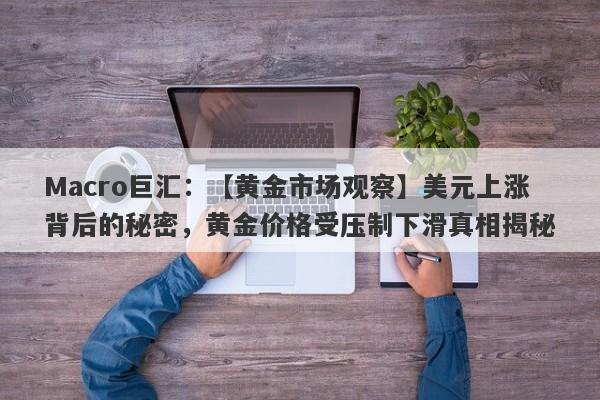 Macro巨汇：【黄金市场观察】美元上涨背后的秘密，黄金价格受压制下滑真相揭秘