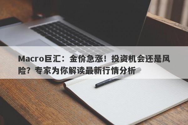 Macro巨汇：金价急涨！投资机会还是风险？专家为你解读最新行情分析