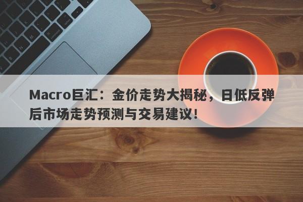 Macro巨汇：金价走势大揭秘，日低反弹后市场走势预测与交易建议！