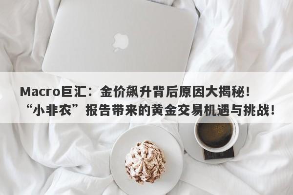 Macro巨汇：金价飙升背后原因大揭秘！“小非农”报告带来的黄金交易机遇与挑战！