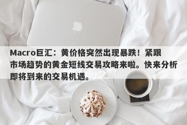 Macro巨汇：黄价格突然出现暴跌！紧跟市场趋势的黄金短线交易攻略来啦。快来分析即将到来的交易机遇。