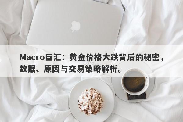 Macro巨汇：黄金价格大跌背后的秘密，数据、原因与交易策略解析。