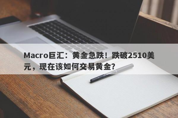 Macro巨汇：黄金急跌！跌破2510美元，现在该如何交易黄金？