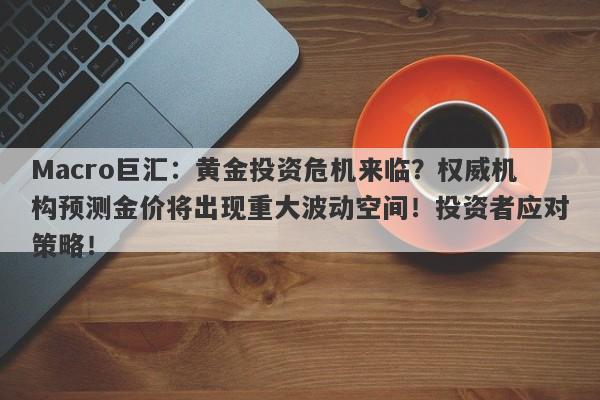 Macro巨汇：黄金投资危机来临？权威机构预测金价将出现重大波动空间！投资者应对策略！